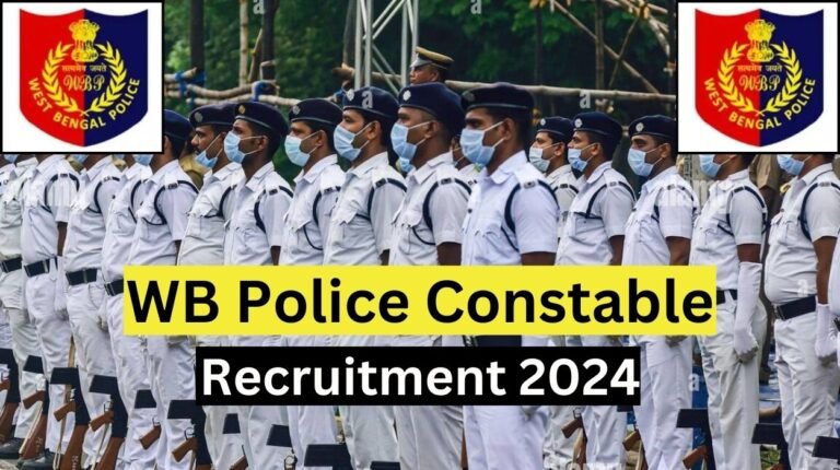 WB Police Constable Recruitment 2024 -Apply Online for 3734 Constable Posts