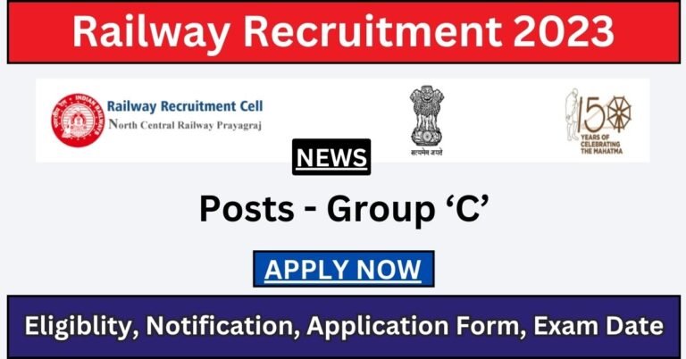 Railway Recruitment 2023 Notification Out Apply