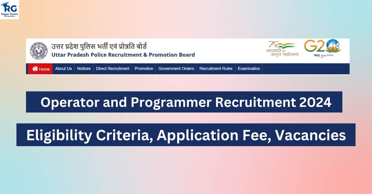 Computer Operator and Programmer Recruitment 2024 Apply Online for 985 Post