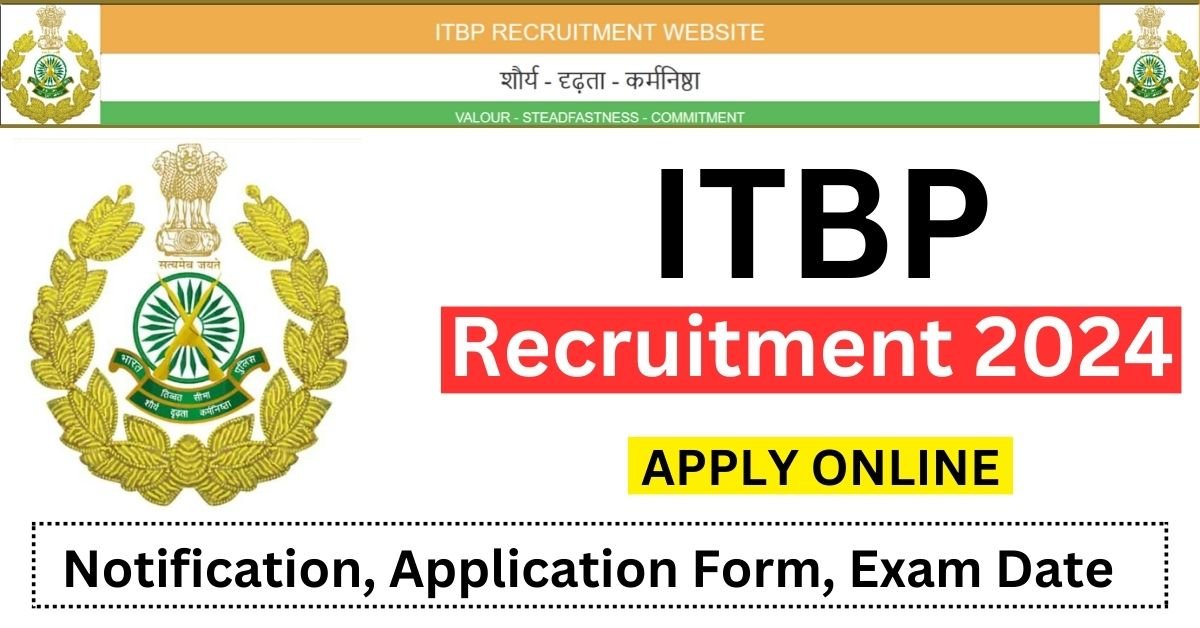 ITBP Recruitment 2024 Apply For Inspector (Accountant) Posts