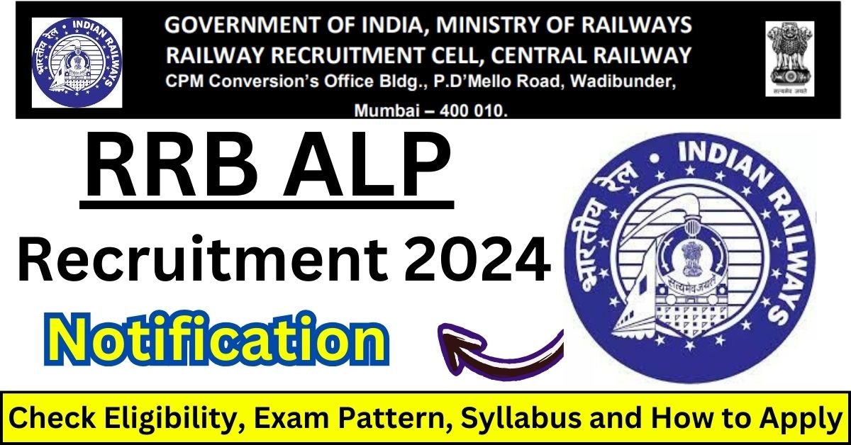 RRB ALP Recruitment 2024 Check 64371 Post Notification Check Syllabus