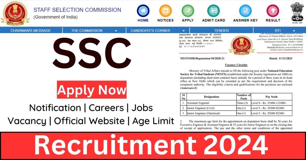 SSC Selection Post Phase XII Notification 2024 - Check Eligibility, Exam Pattern, Syllabus and Apply Link