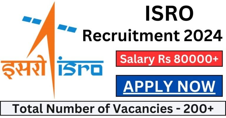 ISRO Recruitment 2024 Apply Online For Technician, Technical Assistant & Other Posts