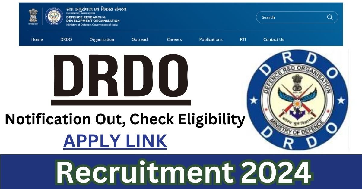 DRDO Recruitment 2024 for JRF Post Notification Out, Check Eligibility and How to Apply